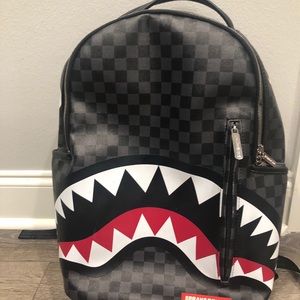 SOLD-Sprayground sharks in Paris backpack